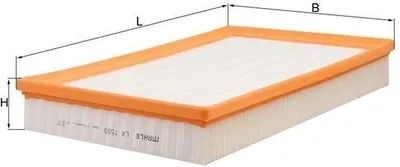 Zdjęcie produktu dla Filtr powietrza KNECHT LX 1500