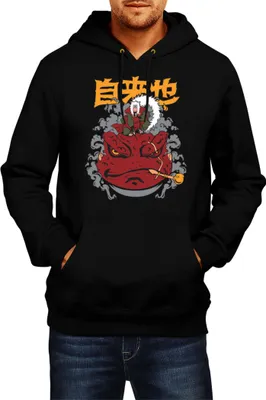 Produktbild von Herren Kapuzenpullover Japan Manga Anime Comics Animation Naruto Gamabunta, Man 2XL / Schwarz