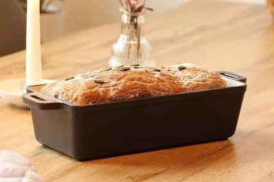 Obrázek produktu pro Železná pánev a pekáč 15 l, průměr 28 cm, vhodná do trouby, na gril a na indukci