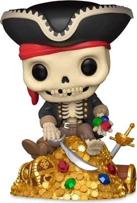 Produktbild von Piratenskelett-Schatzfigur, exklusives Sammlerstück