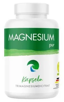 Immagine prodotto di Magnesio citrato puro in capsule, 250 capsule