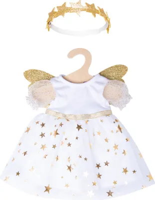 Produktbild von Heless Kleid Schutzengel Gr.35-45cm, mit Sternen Haarband