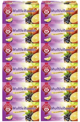 Obrázek produktu pro Čajová konvice multivitamín s 10 vitamíny z vybraného ovoce 60g balení po 12 kusech