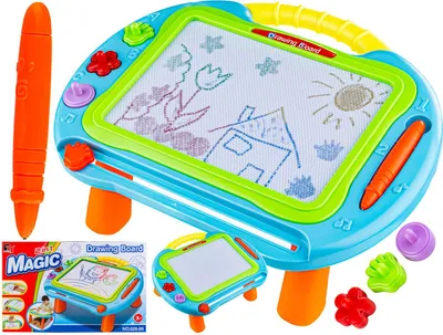 Produktbild von Pädagogisches Whiteboard, magnetisch 2in1, Znifopis, Stempeltisch