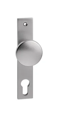 Produktbild von Dieckmann Schlosskasten-kurzschild 1317 / K7 / 02 Entfernung 72 PZ mit festem Knopf K7 Alu F1 - 1308080001