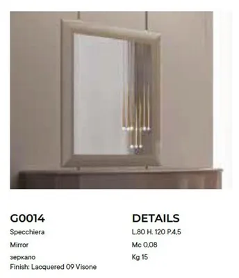Immagine prodotto di Specchio della camera da letto Specchio del bagno Specchio80*4.5cm Specchio appeso Specchio della parete di vetro Nuovo