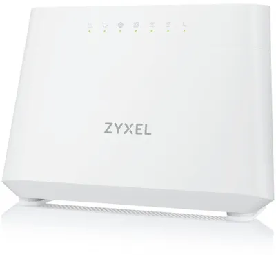 Produktbild von Zyxel DX3301-T0, Wi-Fi 6 (802.11ax), Dual-Band (2,4 GHz/5 GHz), Ethernet/LAN, ADSL, Weiß, Tabletop-Router