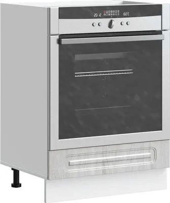 Produktbild von "2026 Promotion" Buffetschrank Küche, Herdumbauschrank, Kalmar Grau Sonoma Holzwerkstoff - Mehrzweckschrank CC31279