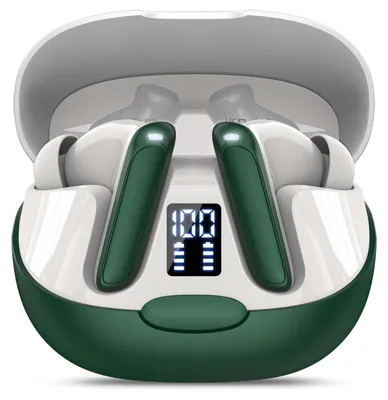 Zdjęcie produktu dla Słuchawki Bluetooth 3-w-1, inteligentne słuchawki z tłumaczem, 5 trybów tłumaczenia, kolor: ciemnozielony