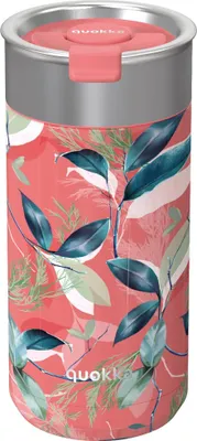 Produktbild von Quokka Boost, Edelstahl-Thermobecher mit Sieb Exotic Pink, 400ml, 40071
