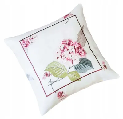 Produktbild von Jedeka Kissenhülle Hortensja 40x40 cm Rosa Dekorativ