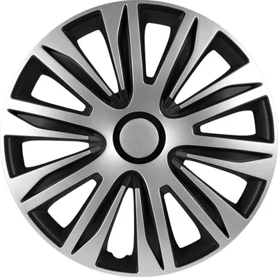 Produktbild von Hubcaps Nardo 16 Zoll ABS Silber / Schwarz Set von 4