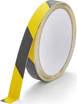 Obrázek produktu pro Výstražná protiskluzová páska 25 mm/3 m černá/žlutá