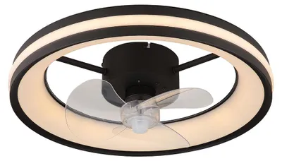 Produktbild von LED Deckenventilator, Fernbedienung, dimmbar, CCT, D 49,5 cm