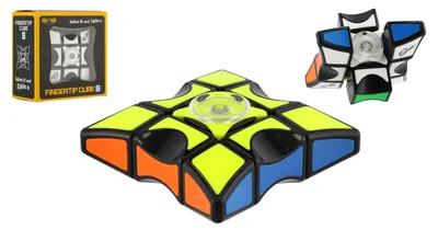 Produktbild von Rätsel-Spinner aus Kunststoff, 6x6 cm, in einer Schachtel