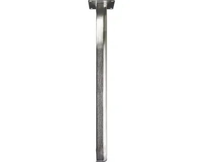 Produktbild von Hettich Tischbein 5,0 x 71 cm Stahl Edelstahl-Optik - 1 Stück