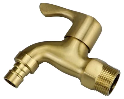 Produktbild von 3/4 Zoll Messingschlauch-Endhahn, Gartenhahn-Set für den Außenbereich, Messing-Wasserhahn, Wandmontage, Waschmaschinenhahn für Innen- und Außenbereich