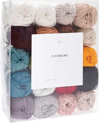 Image de Rico Design Ricorumi Set Monde des lutins 20 pièces 57,5 m 25 g Crochet Tricot Fil