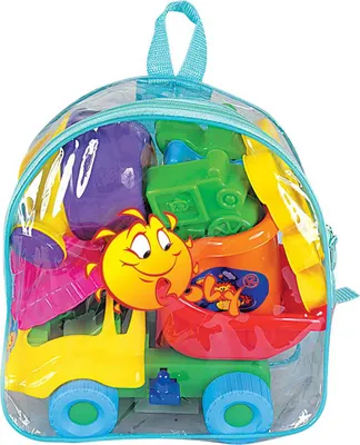 Produktbild von Polesie Sandset Muldenkipper Royal Lastwagen LKW Kipper Eimergarnitur Rucksack