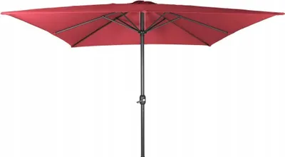 Produktbild von Linder Exclusiv Sonnenschirm, Gartenschirm Ø 250 cm, mit Kurbel,Rot