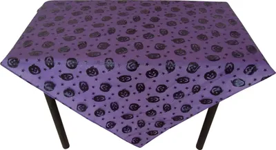 Produktbild von Tischdecke Halloween Kürbis Design in lila