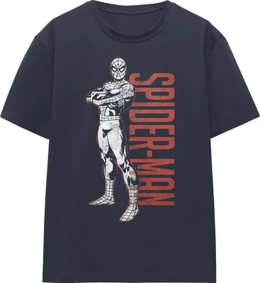 Produktbild von Spider-Man - "Hero Stance" T-Shirt für Damen TV25724 (XXL) (Marineblau)