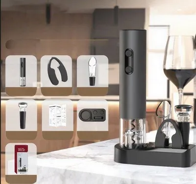 Produktbild von Elektrische Fassöffner-Geschenkset mit Aufbewahrungseinheit und elektrischer Automatikkappe