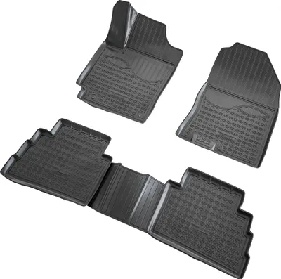 Image de Tapis de sol en caoutchouc 3D adaptés à la Hyundai Kona | OS | année de construction 2017-2023 | ajustement parfait