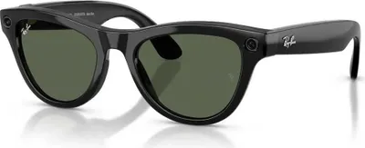 Produktbild von Ray-Ban Meta Skyler SK-1001235-01, 32 GB, IOS 15.2 and above Android 10 minimum, 12 MP, Wi-Fi 6 (802.11ax), Polycarbonat (PC), Schwarz