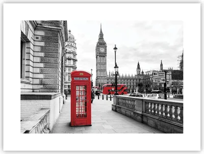 Produktbild von Poster - Poster ohne Rahmen - Schuppen Telefon London - 40x30 cm - Wand Bild - Wanddeko - Wandbilder - Kunstposter - Wandposter - Bilder - Kunstdruck - Wanddekoration - Wandbild - P2XAA40x30-4326