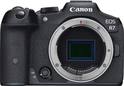 Zdjęcie produktu dla Canon EOS R7 - 32,5 MP - 6960 x 4640 pikseli - CMOS - 4K Ultra HD - 530 g - 530 g - Schwarz