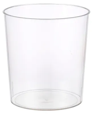 Image de Poubelle transparente, poubelle transparente, grande capacité, corbeille à papier en plastique pour salle de bain, cuisine, chambre, bureau, S