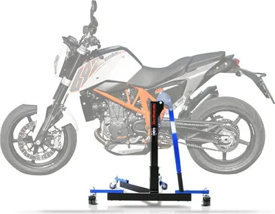 Image de Béquille centrale CS Power Evo pour KTM 690 Duke 08-19 bleu