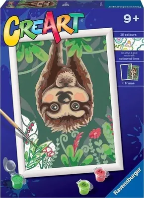 Productafbeelding van CreArt voor kinderen: Hoofddown - Ravensburger