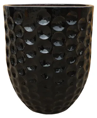 Zdjęcie produktu dla Doniczka ceramiczna Provencelia MEROVEE Czarny, Ø23 cm x H35 cm, mrozoodporna