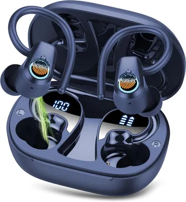 In Ear Kopfhörer Kopfhörer Kabellos Bluetooth 5.3 Mit ENC Mic,50std HiFi Stereo Tiefer Bass Ohrhörer Mit Led-Anzeige, IP7 Wasserdicht Wireless Earbuds