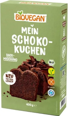 MIESZANKA NA CIASTO CZEKOLADOWE BEZGLUTENOWA BIO 400 g - BIOVEGAN