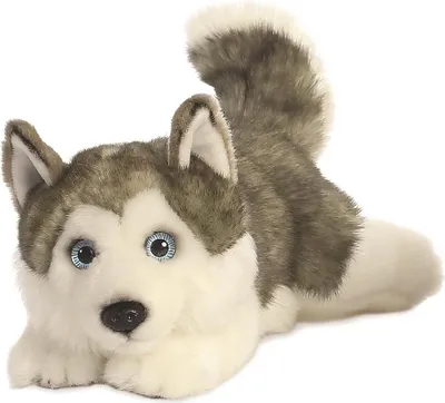 Obrázek produktu pro plyšová hračka husky junior 28 cm plyš šedá/bílá