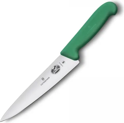 Obrázok produktu pre Fibrox, kuchársky nôž, 15 cm, rovný, zelený