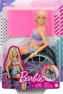 Obrázek produktu pro Mattel HJT13 Barbie Fashionistas + invalidní vozík - Checkers