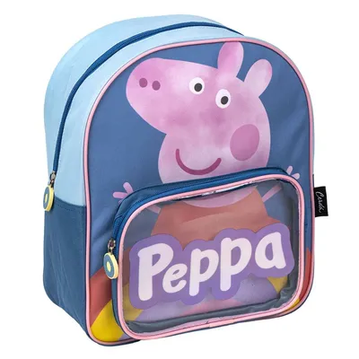 Produktbild von Schulrucksack Peppa Pig Blau 25 x 30 x 12 cm
