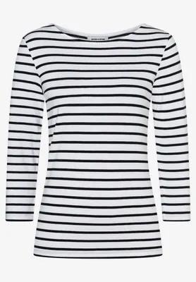 Produktbild von MORE & MORE Striped Shirt, 3/4 S 2010 jersey stri 34