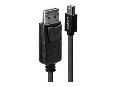 Image de LINDY Mini-DisplayPort an Displayport Kabel schwarz 2m