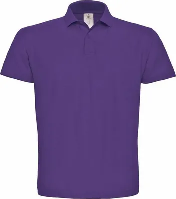 Zdjęcie produktu dla Koszulka polo męska, krótki rękaw - B&C ID.001 - purple - rozmiar XL