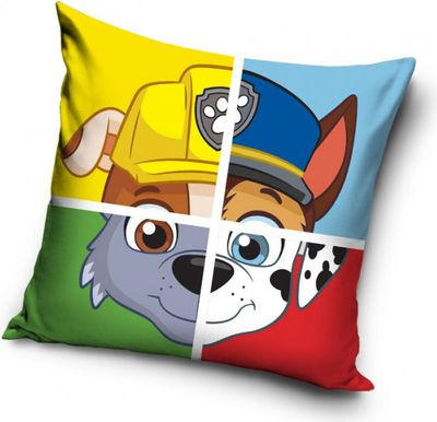 Paw Patrol Kissenbezug für Kinder - Helfer auf vier Pfoten - 40cm x 40cm