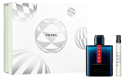 Zdjęcie produktu dla Prada Luna Rossa Ocean Edt Spray 100 Ml + Edt 10 Ml Zestawy Nav24