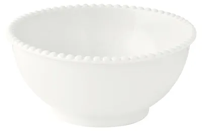 Produktbild von Servierschale, Schüssel TIFFANY WHITE weiß rund D. 20cm aus Porzellan EASY LIFE
