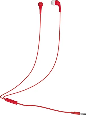 Immagine prodotto di Auricolari con cavo e microfono, jack da 3,5 mm, MOTOROLA Ear Buds 2-s, rossi