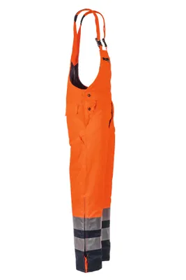 Produktbild von Planam Warnschutz Winterlatzhose zweifarbig Gr. 4XL orange/marine