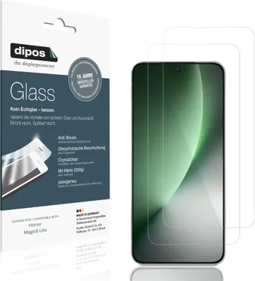 Image de 2x Protection ecrán pour Honor Magic8 Lite Verre souple Film Protecteur 9H dipos